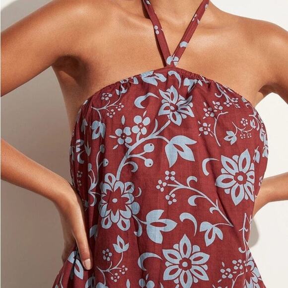 NWT Faithfull The Brand Brise Maxi Dress Oceania FloraL Print Resort USA 4 - Picture 2 of 8